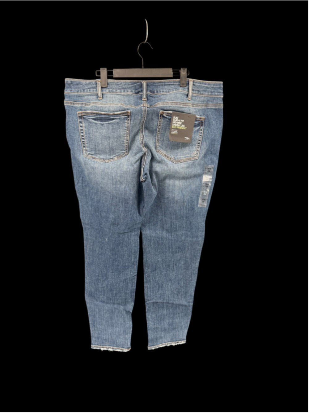 Women's Silver Jeans Co. Suki Curvy Fit Skinny Jeans Blue 18W - Picture 2 of 3